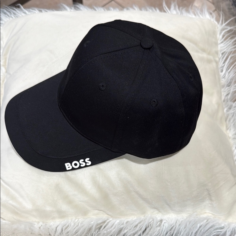 BOSS Designer Unisex Black Baseball Cap